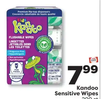 Weis Markets Kandoo Sensitive Wipes offer