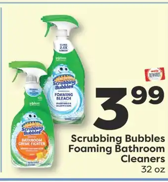 Weis Markets Scrubbing Bubbles Foaming Bathroom Cleaners offer