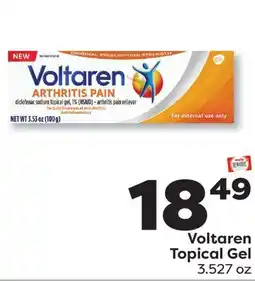 Weis Markets Voltaren Topical Gel offer