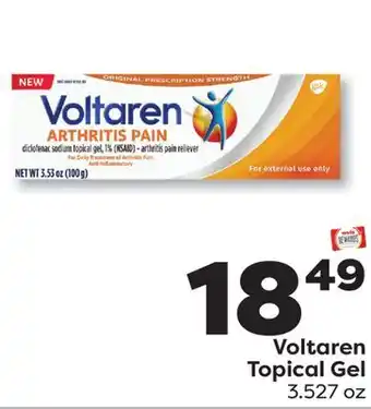 Weis Markets Voltaren Topical Gel offer