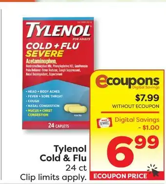 Weis Markets Tylenol Cold & Flu offer