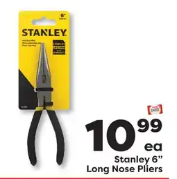 Weis Markets Stanley 6 Long Nose Pliers offer