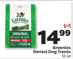 Weis Markets Greenies Dental Dog Treats offer