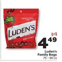 Weis Markets Luden's Family Bags offer