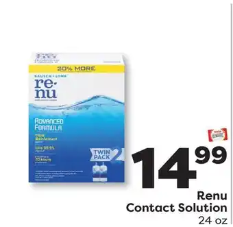 Weis Markets Renu Contact Solution offer