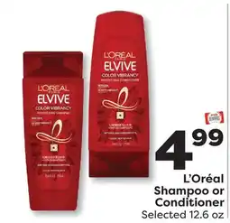 Weis Markets L' Oréal Shampoo or Conditioner offer