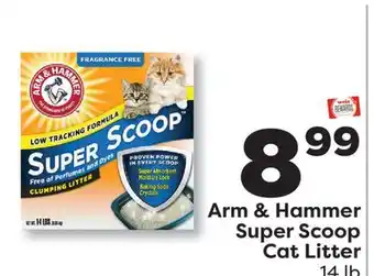 Weis Markets Arm & Hammer Super Scoop Cat Litter offer