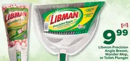 Weis Markets Libman Precision Angle Broom, Wonder Mop, or Toilet Plunger offer