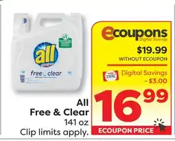 Weis Markets All Free & Clear offer