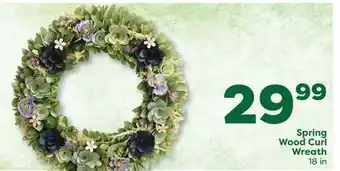 Weis Markets Spring Wood Curl Wreath offer