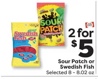 Weis Markets Sour Patch or Swedish Fish offer