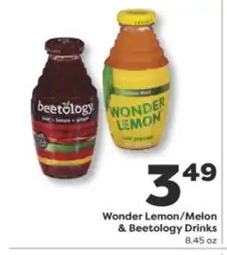 Weis Markets Wonder Lemon/Melon & Beetology Drinks offer