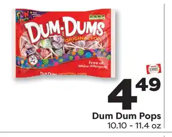 Weis Markets Dum Dum Pops offer