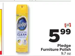 Weis Markets Pledge Furniture Polish offer