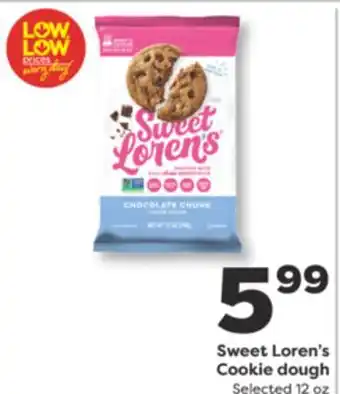 Weis Markets Sweet Loren's Cookie dough offer