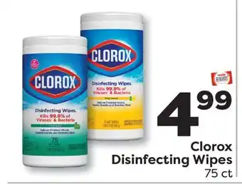 Weis Markets Clorox Disinfecting Wipes offer