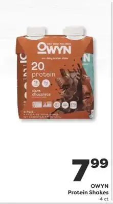 Weis Markets OWYN Protein Shakes offer