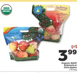 Weis Markets Organic WAXF Ambrosia or Gala Apples offer