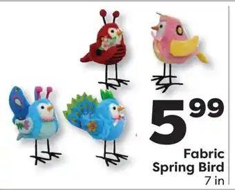 Weis Markets Fabric Spring Bird offer