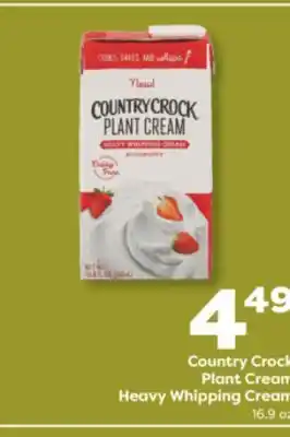 Weis Markets Country Crock Plant Cream Heavy Whipping Cream offer