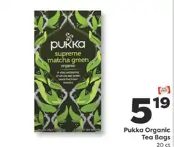 Weis Markets Pukka Organic Tea Bags offer