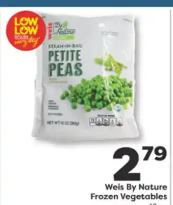 Weis Markets Weis By Nature Frozen Vegetables offer