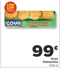 Weis Markets Goya Palmeritas offer