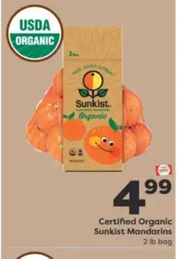 Weis Markets Certified Organic Sunkist Mandarins offer