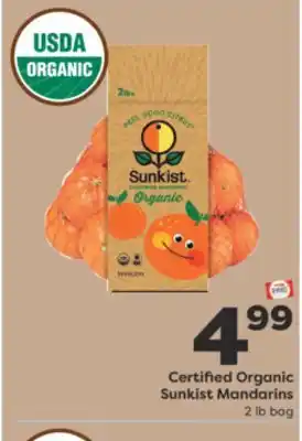 Weis Markets Certified Organic Sunkist Mandarins offer