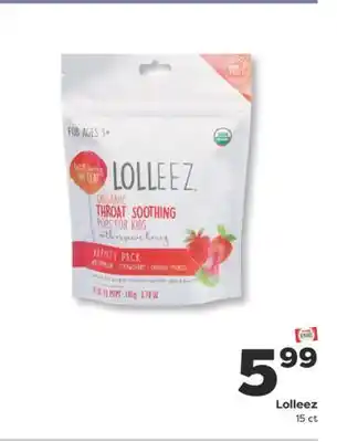 Weis Markets Lolleez offer