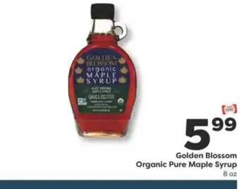 Weis Markets Golden Blossom Organic Pure Maple Syrup offer