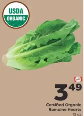 Weis Markets Certified Organic Romaine Hearts offer