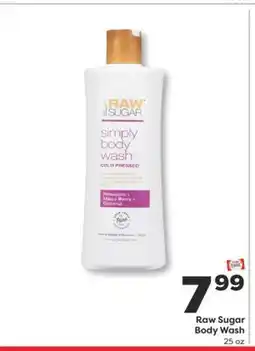 Weis Markets Raw Sugar Body Wash offer