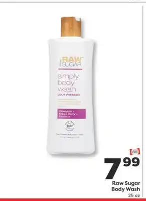 Weis Markets Raw Sugar Body Wash offer