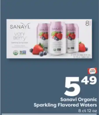 Weis Markets Sanavi Organic Sparkling Flavored Waters offer