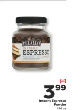 Weis Markets Instant Espresso Powder offer