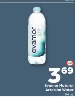 Weis Markets Evamor Natural Artesian Water offer