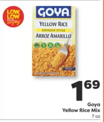 Weis Markets Goya Yellow Rice Mix offer