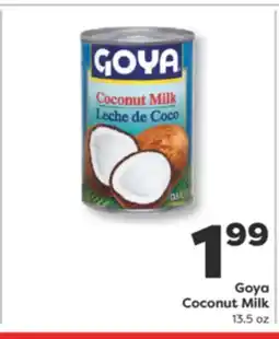 Weis Markets Goya Coconut Milk offer