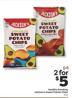 Weis Markets Jackson's Sweet Potato Chips offer