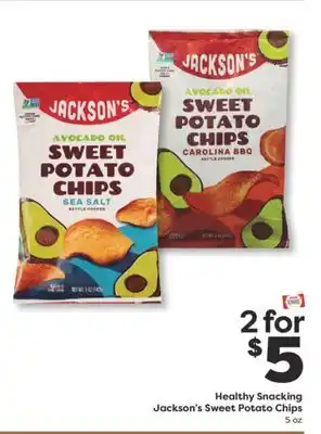 Weis Markets Jackson's Sweet Potato Chips offer