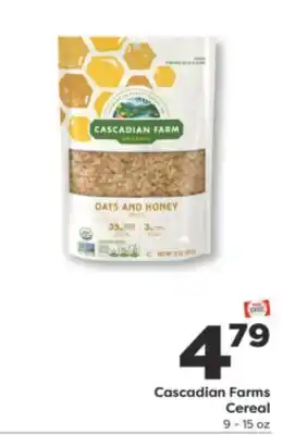 Weis Markets Cascadian Farms Cereal offer