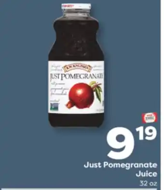 Weis Markets Just Pomegranate Juice offer