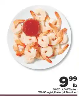 Weis Markets 50/70 ct Gulf Shrimp Wild Caught, Peeled, & Deveined offer