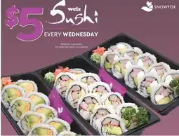 Weis Markets Sushi offer