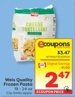 Weis Markets Weis Quality Frozen Pasta offer