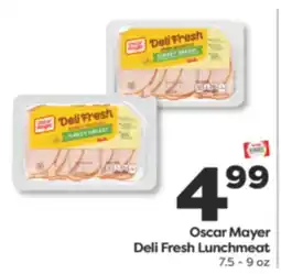 Weis Markets Oscar Mayer Deli Fresh Lunchmeat offer