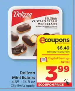 Weis Markets Delizza Mini Eclairs offer