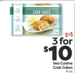 Weis Markets Sea Cuisine Crab Cakes offer