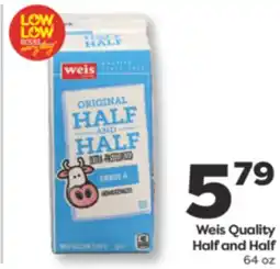 Weis Markets Weis Quality Half and Half offer